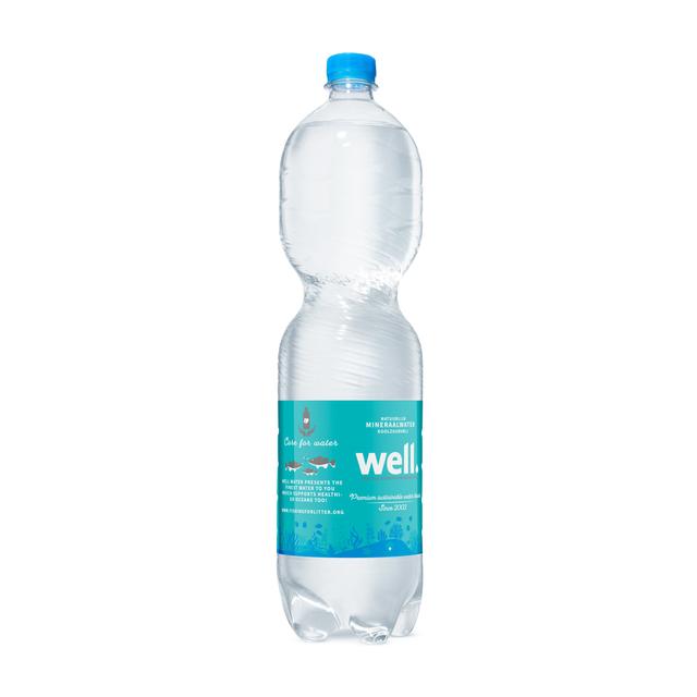 1,5L Well mineraalwater PET met statiegeld - plat
