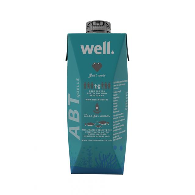 0,5L Well mineraalwater Tetrapak – plant based verpakking
