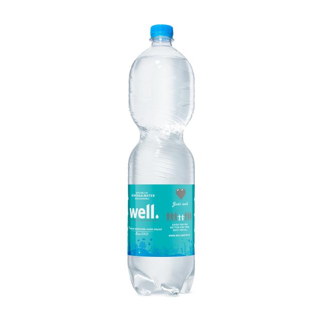 1,5L Well mineraalwater PET met statiegeld - plat